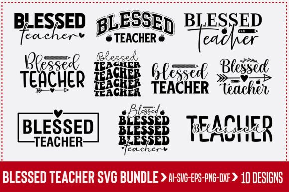 Blessed Teacher Svg Bundle: A Versatile Embroidery Design