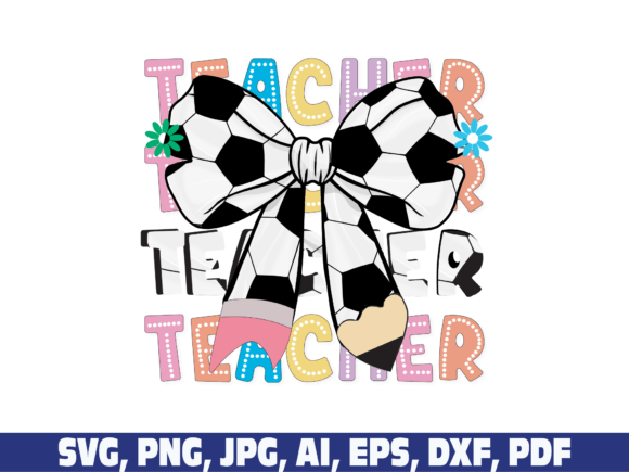 Coquette Teacher SVG: A Charming Retro Design