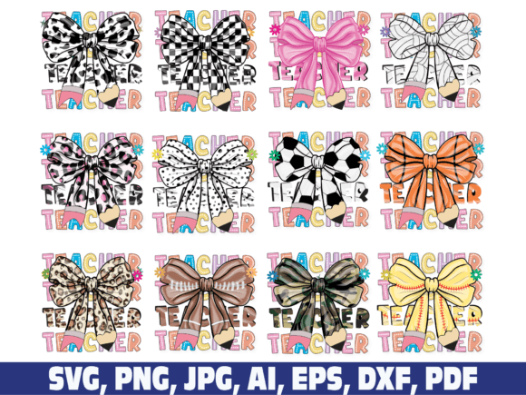 Coquette Teacher SVG: A Vintage Charm for Embroidery