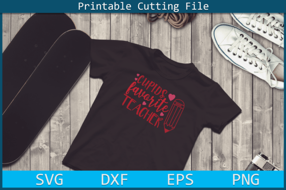 Cupids Favorite Teacher: A Charming Embroidery Design