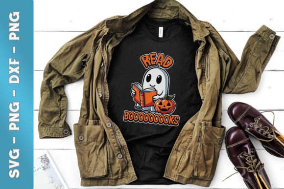 Ghost Reading Ghost Books Teacher SVG: A Spooky Delight