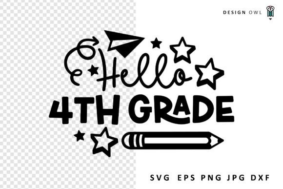 Hello Fourth Grade - School SVG: A Designer's Review
