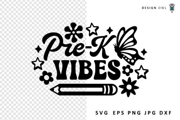 Pre-K Vibes - School SVG: A Charming Addition