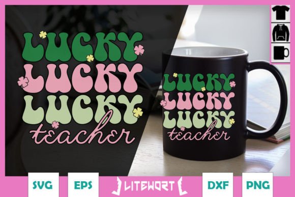 Review of Groovy Lucky Teacher SVG for Embroidery