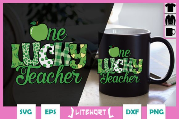Shamrock One Lucky Teacher SVG: A Closer Look