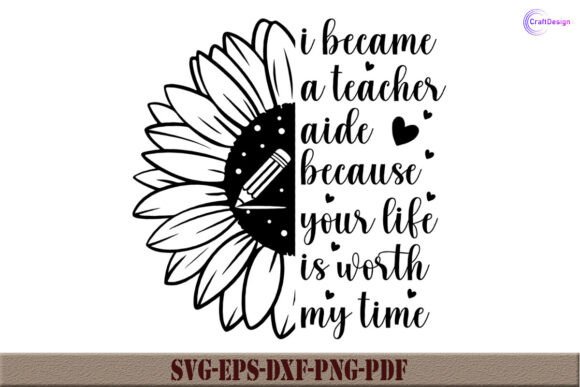 Teacher Aide SVG: Perfect for Custom Embroidery