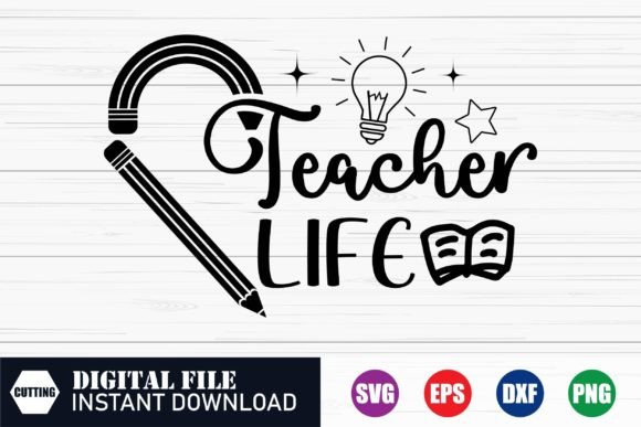 Teacher Life SVG: A Versatile Design for Embroidery
