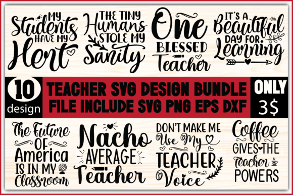 Teacher Svg Bundie: A Versatile Design for Crafters