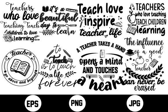 Teacher SVG Bundle: A Perfect Fit for School-Themed Embroidery