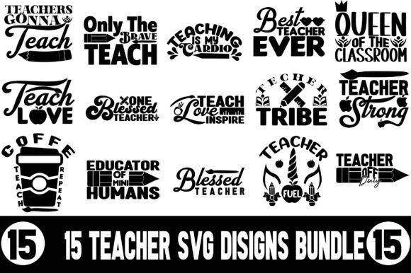 Teacher SVG Design Bundle: A Versatile Embroidery Collection