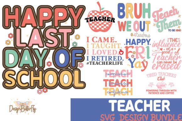 Teacher SVG PNG Bundle: A Versatile Design for Educators