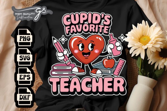 Valentines Cupid's Favorite Teacher SVG